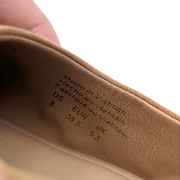 Aldo Uliana Slingback Pointed Toe Heel Pump Women's Brown Size US8 EU38.5 - Picture 7 of 13